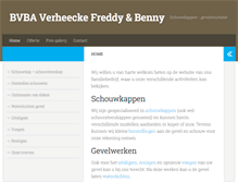 Tablet Screenshot of bvbaverheecke.be